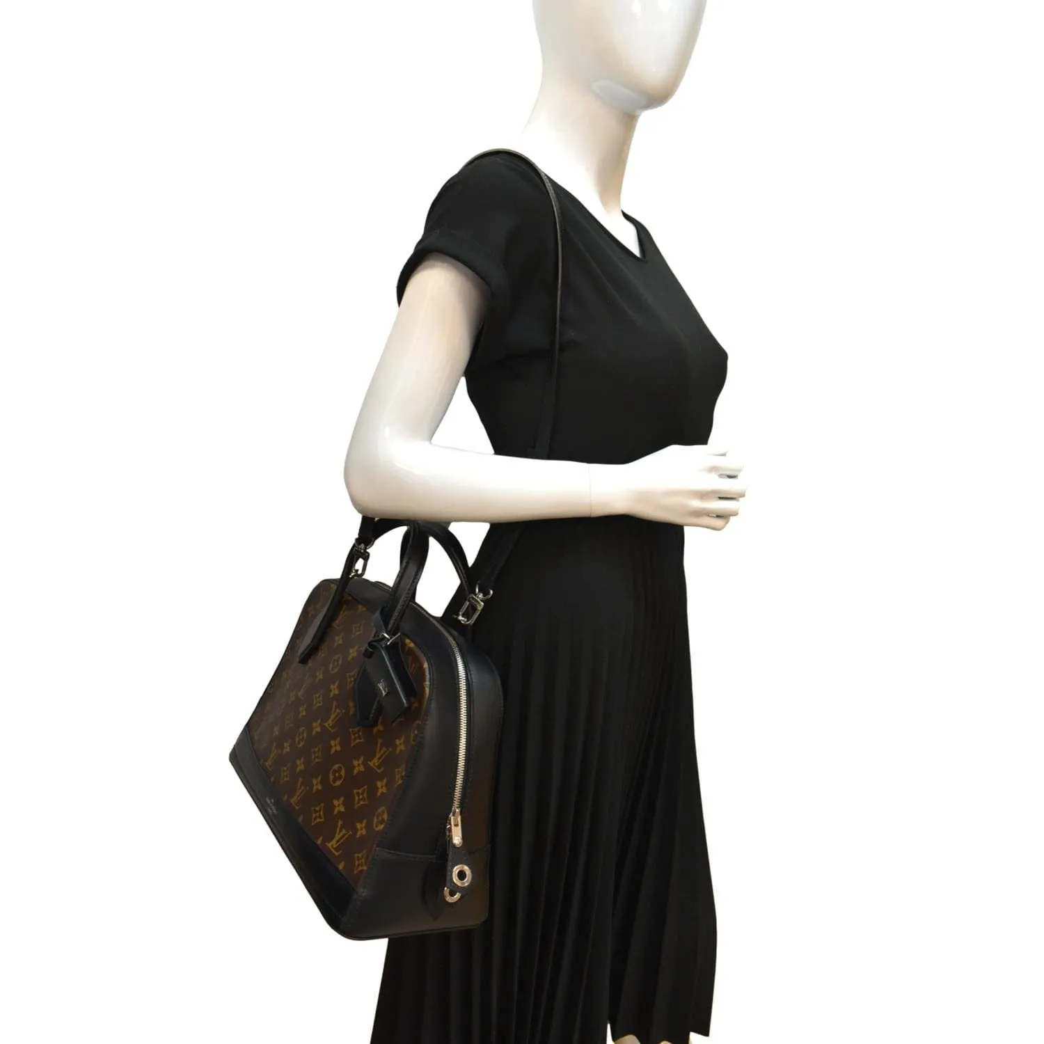 LOUIS VUITTON Dora MM Monogram Canvas Shoulder Bag Brown  - Hot Deals