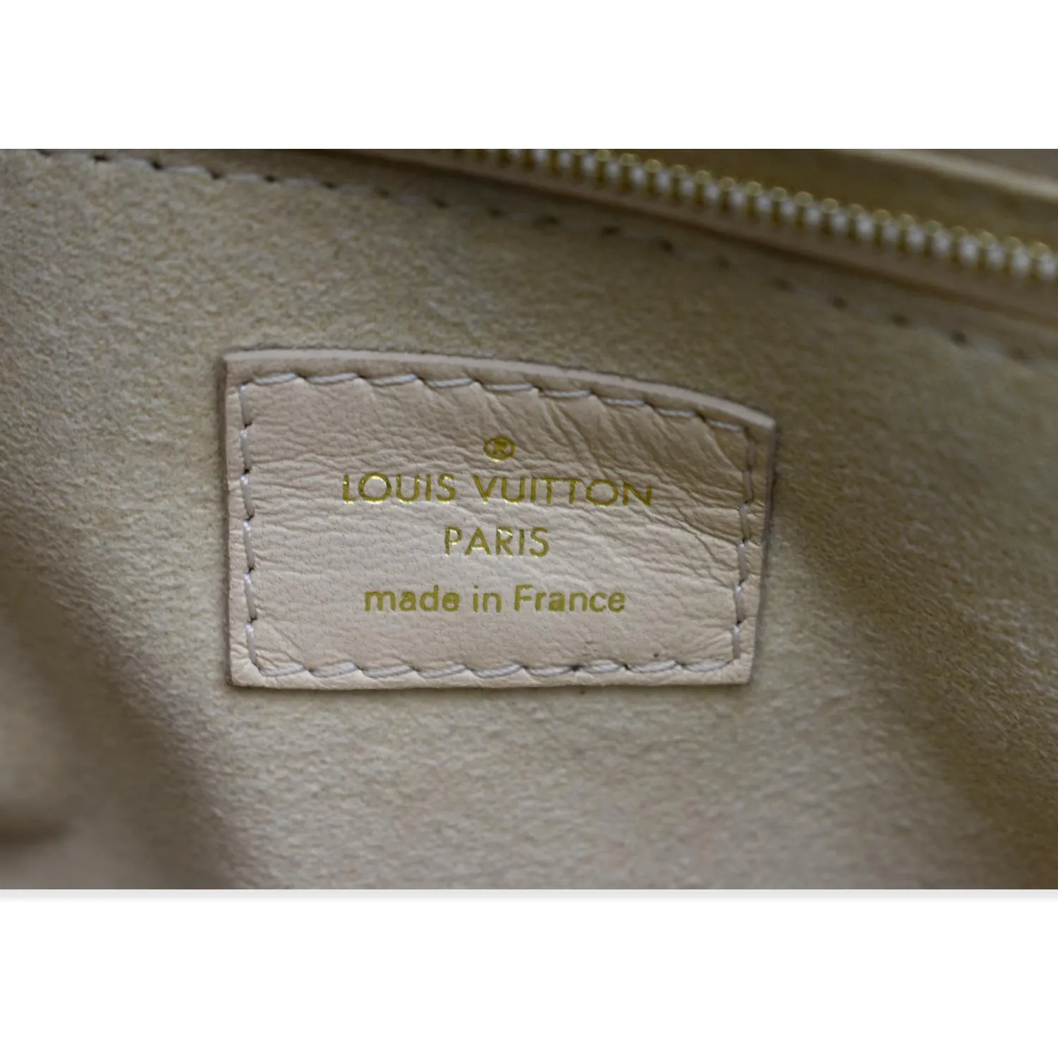 LOUIS VUITTON Double V Grained Leather Monogram Shoulder Bag Brown