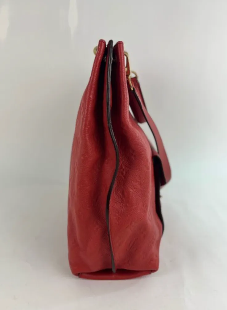 Louis Vuitton Empreinte Leather Metis 2 Way in Red