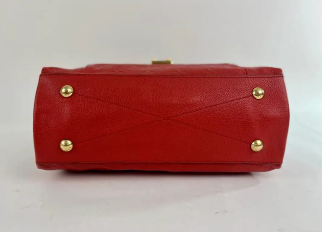 Louis Vuitton Empreinte Leather Metis 2 Way in Red
