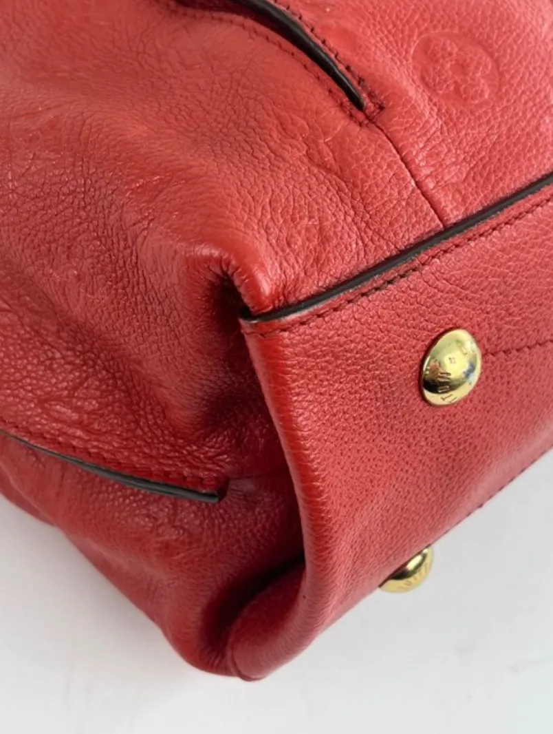 Louis Vuitton Empreinte Leather Metis 2 Way in Red