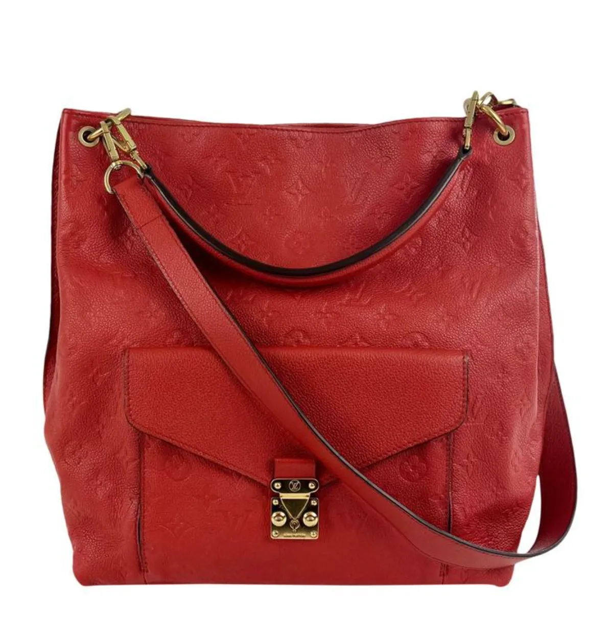 Louis Vuitton Empreinte Leather Metis 2 Way in Red