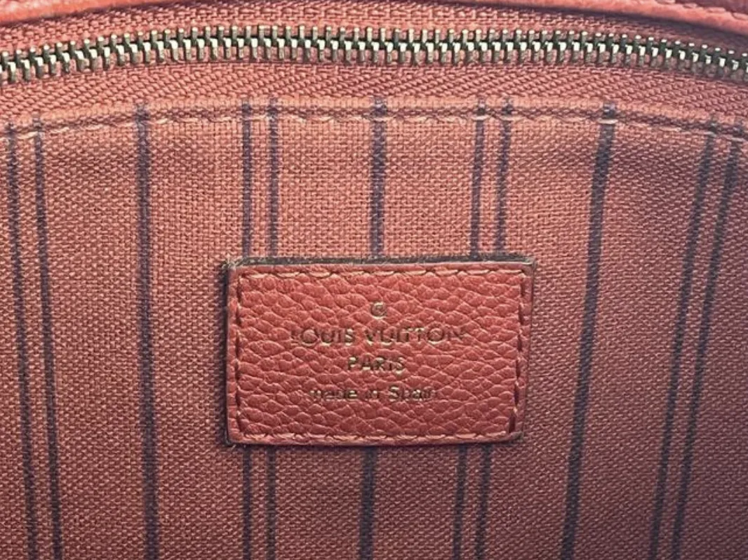 Louis Vuitton Empreinte Leather Metis 2 Way in Red