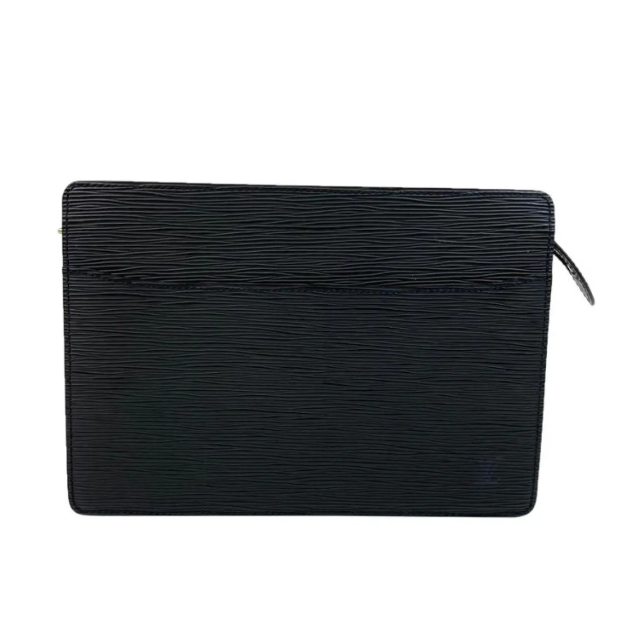 Louis Vuitton Epi Leather Pochette Homme in Black