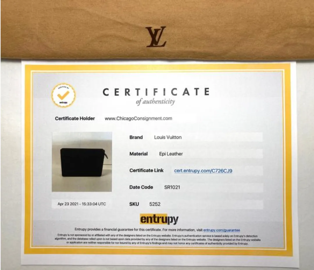 Louis Vuitton Epi Leather Pochette Homme in Black