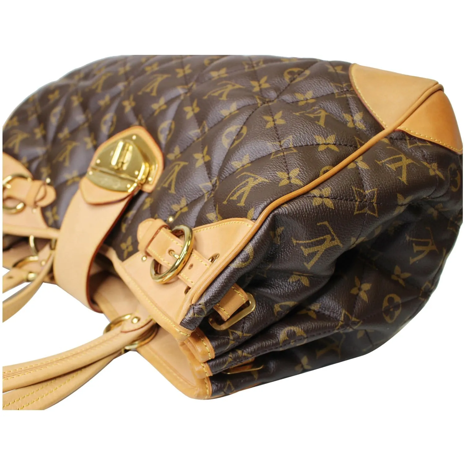 LOUIS VUITTON Etoile Shopper Monogram Canvas Shoulder Bag Brown