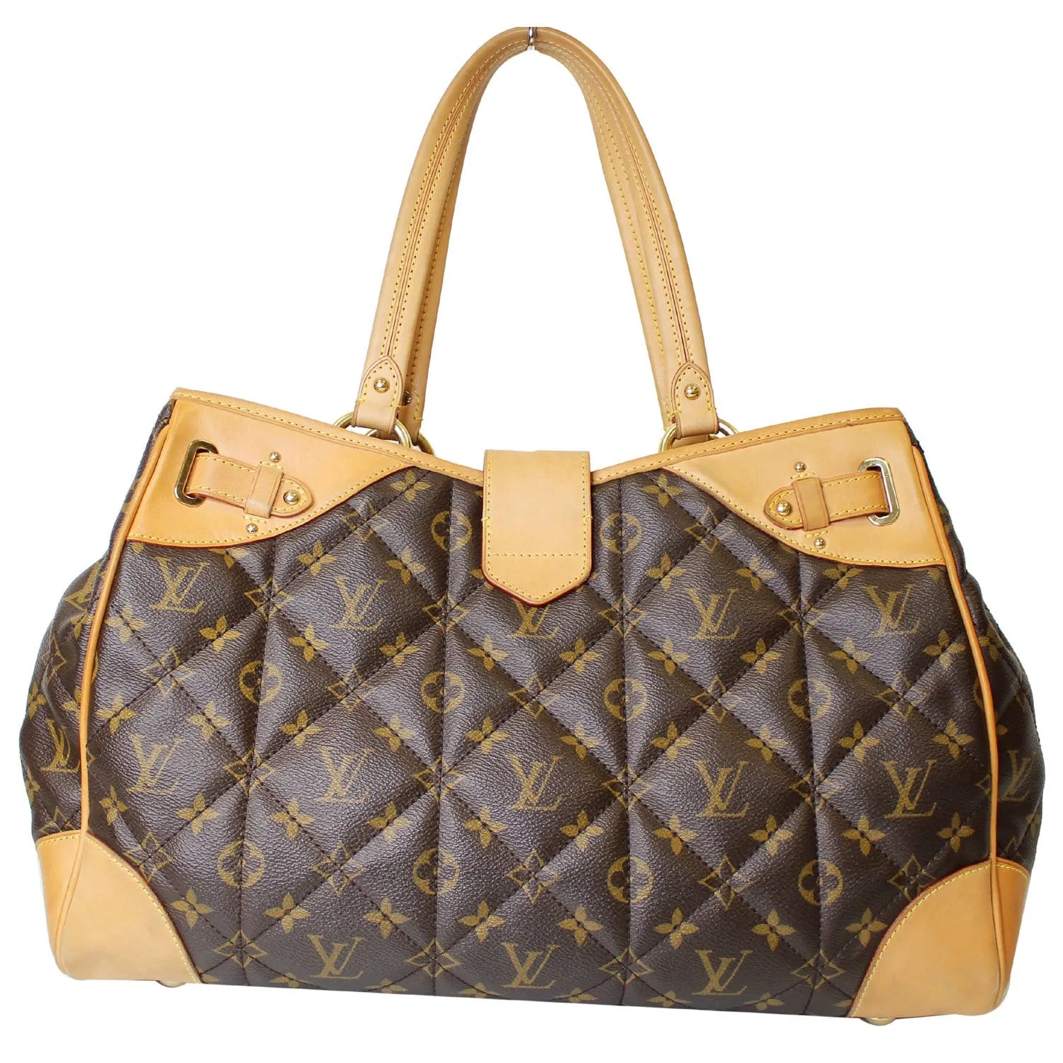 LOUIS VUITTON Etoile Shopper Monogram Canvas Shoulder Bag Brown