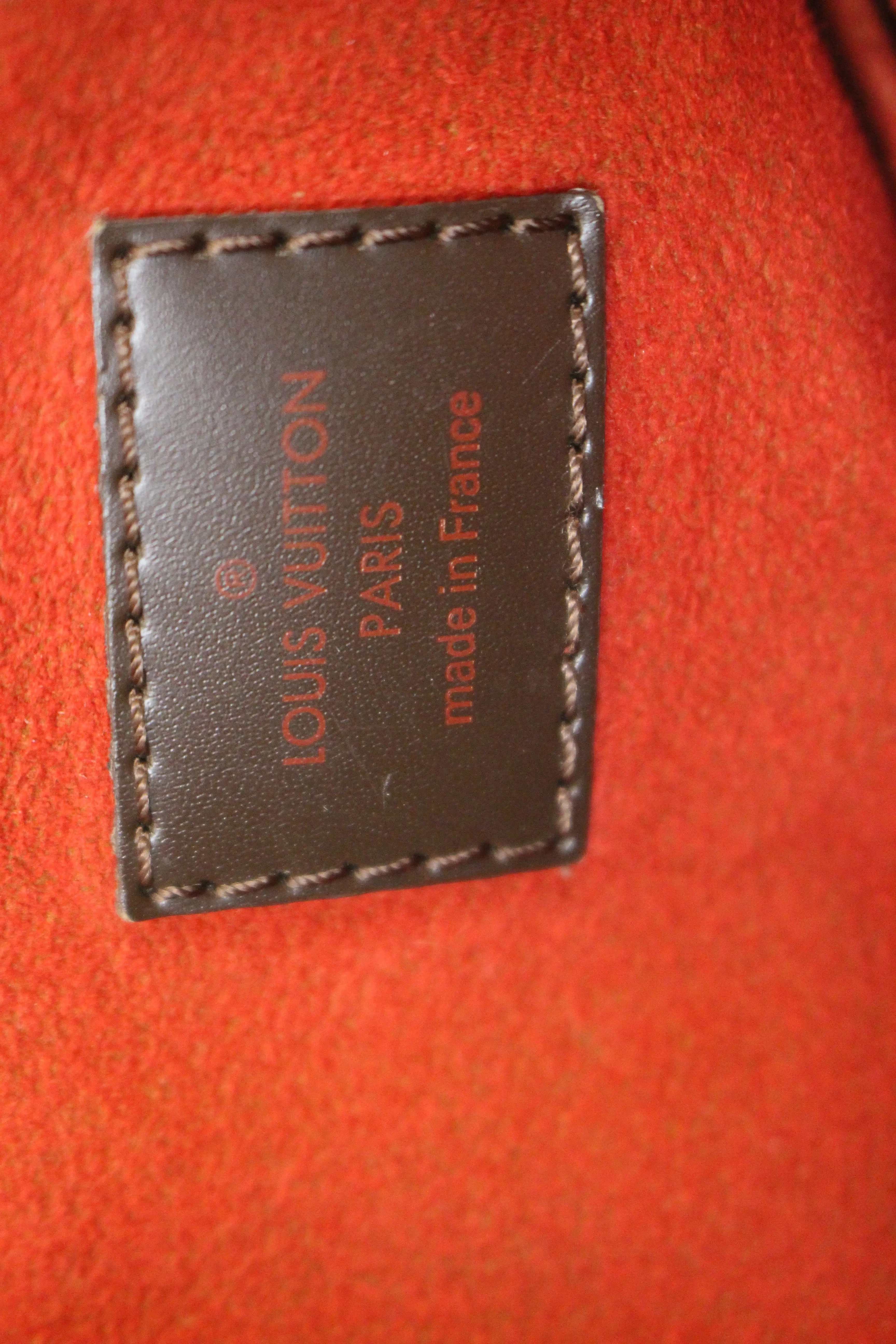 Louis Vuitton Evora MM Damier Ebene Tote Shoulder Bag