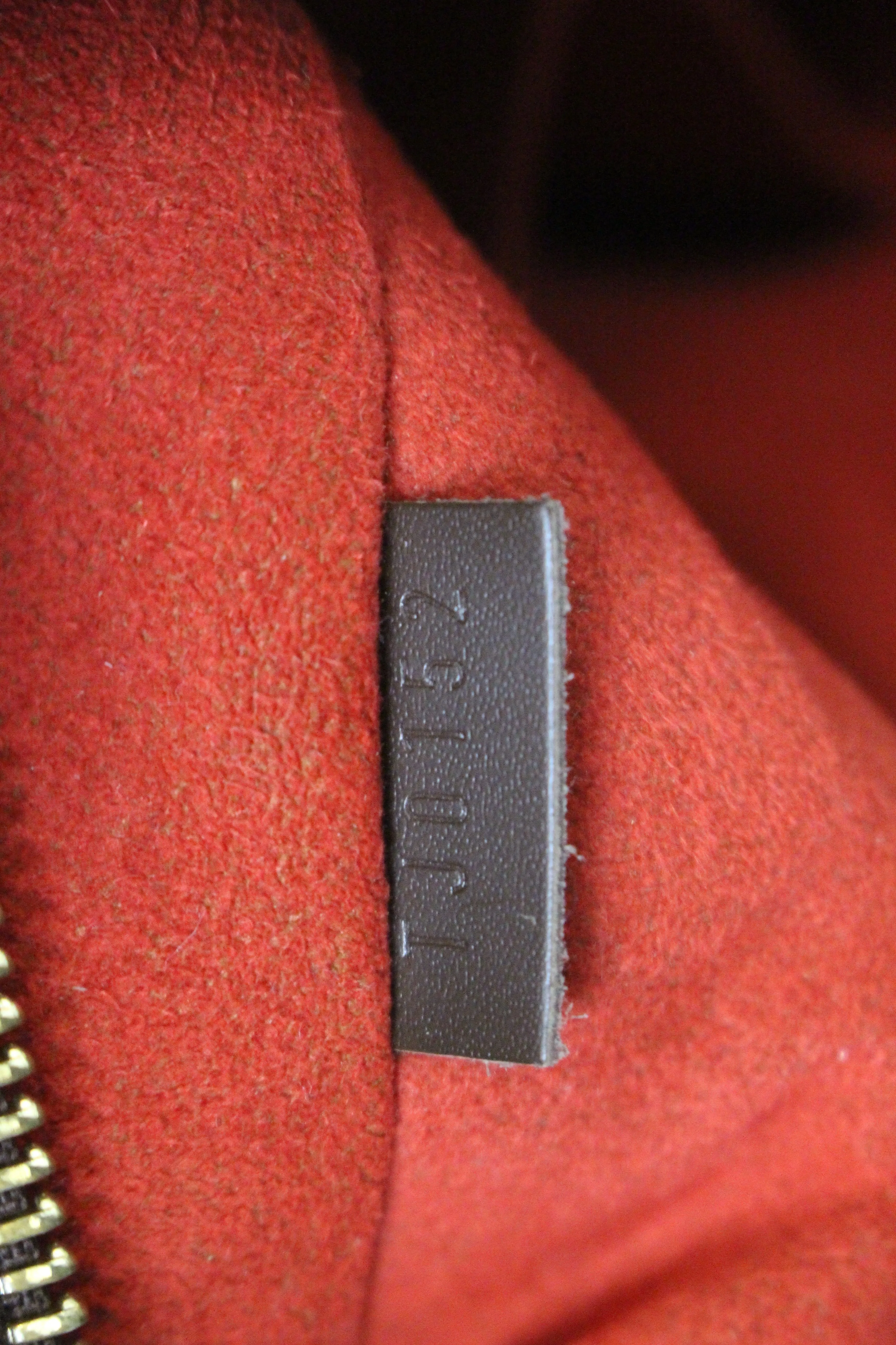 Louis Vuitton Evora MM Damier Ebene Tote Shoulder Bag