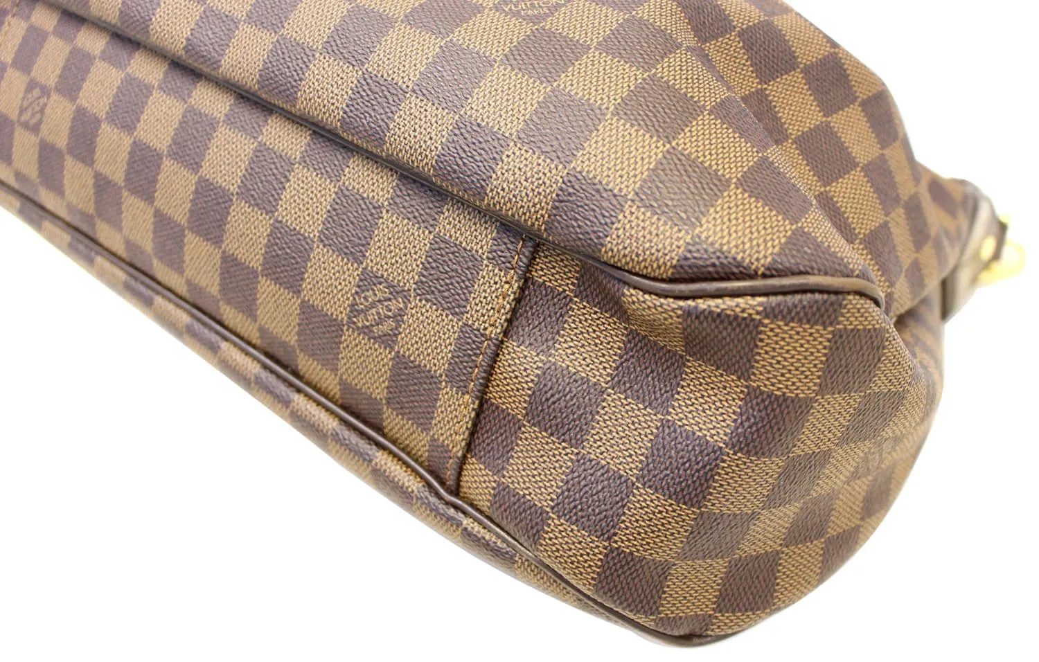 LOUIS VUITTON Evora MM Damier Ebene Tote Shoulder Bag
