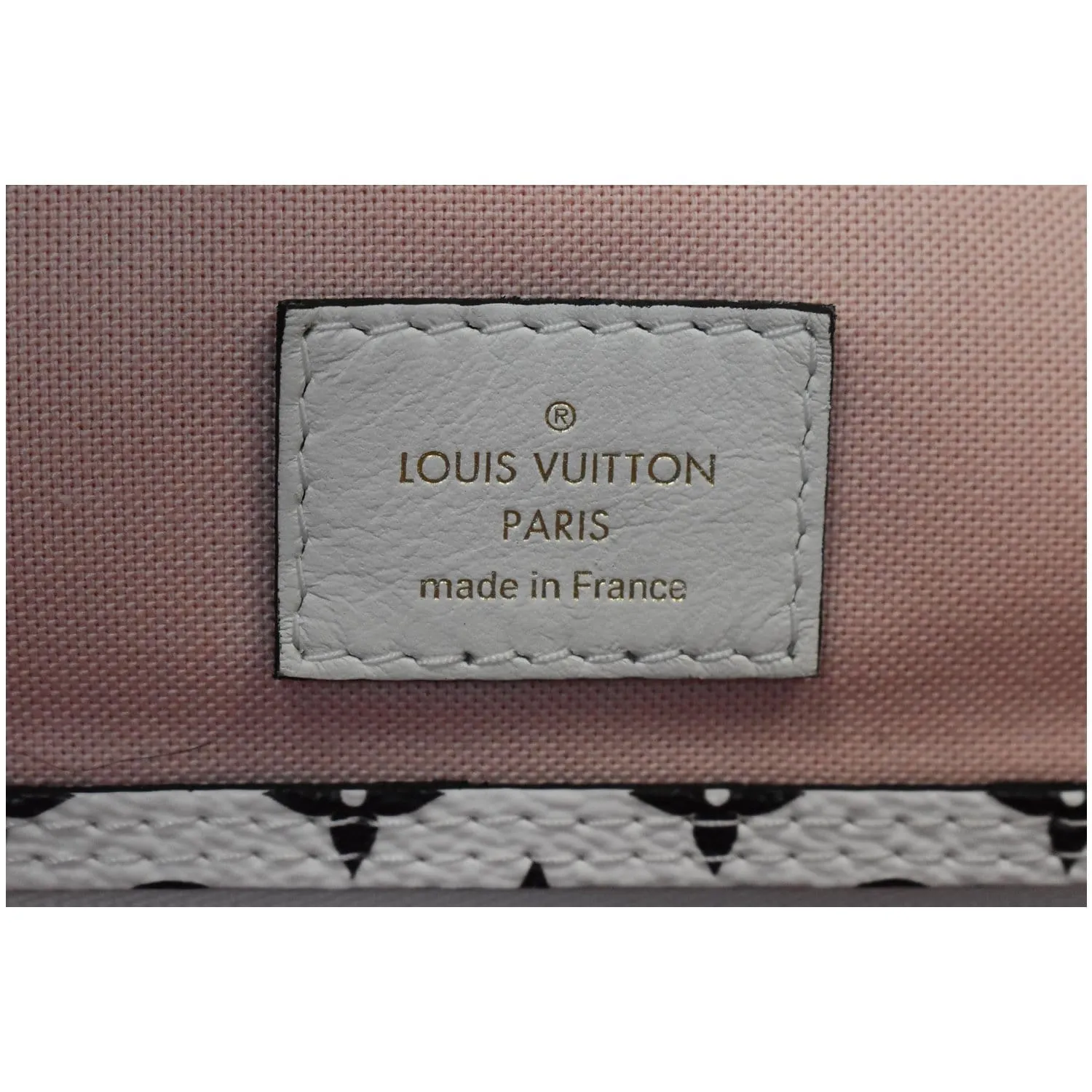 LOUIS VUITTON Giant Neverfull MM Monogram Canvas Shoulder Bag Red/Pink