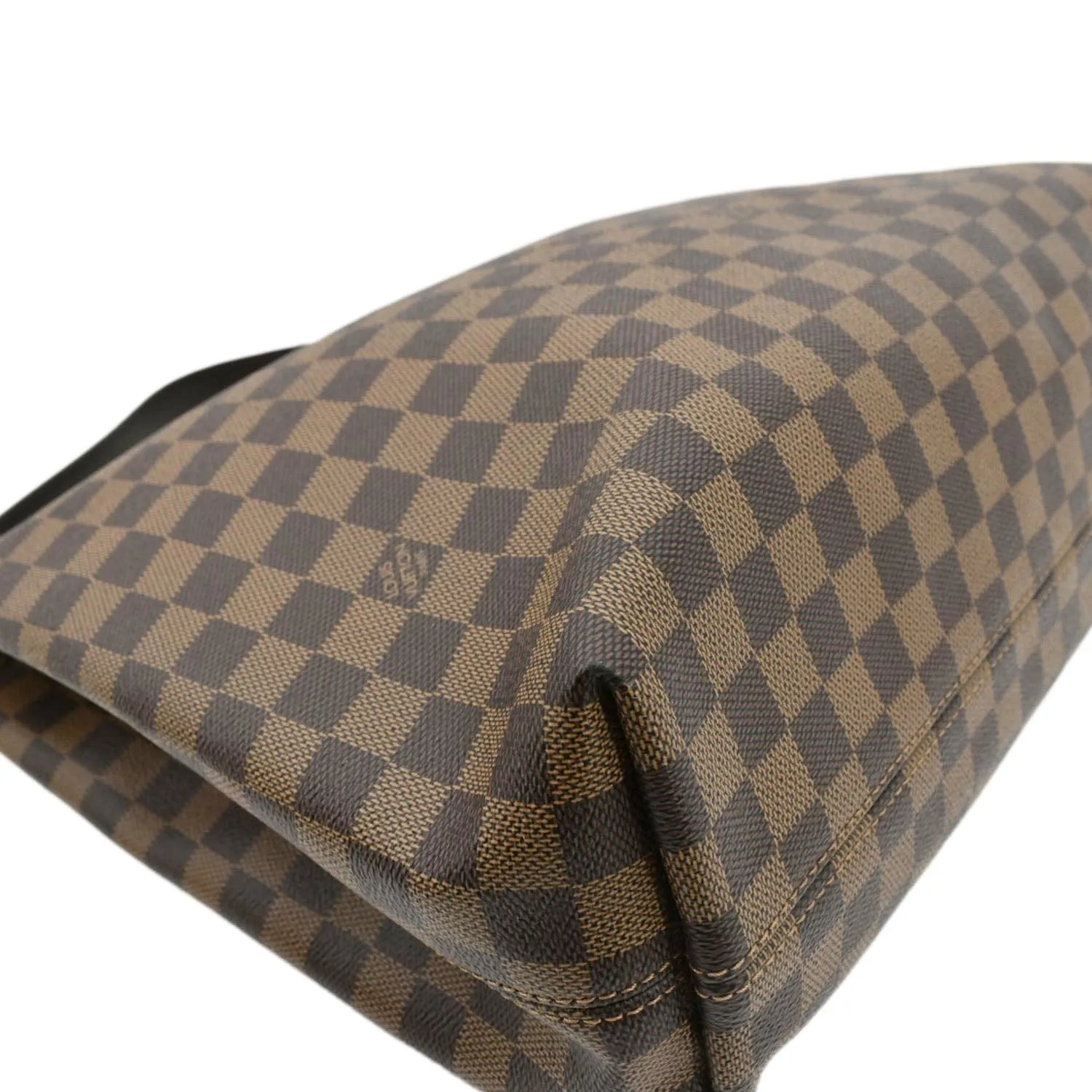 LOUIS VUITTON Graceful MM Damier Ebene Shoulder Bag Brown