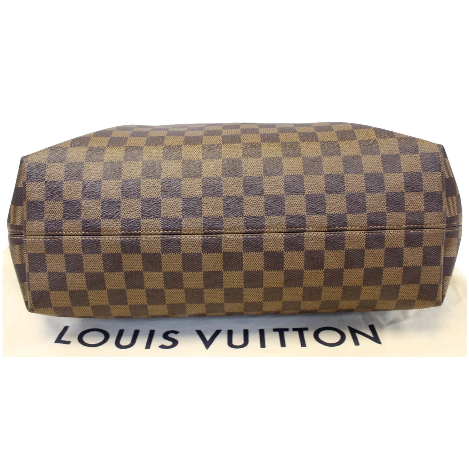 LOUIS VUITTON Graceful MM Damier Ebene Shoulder Bag Brown