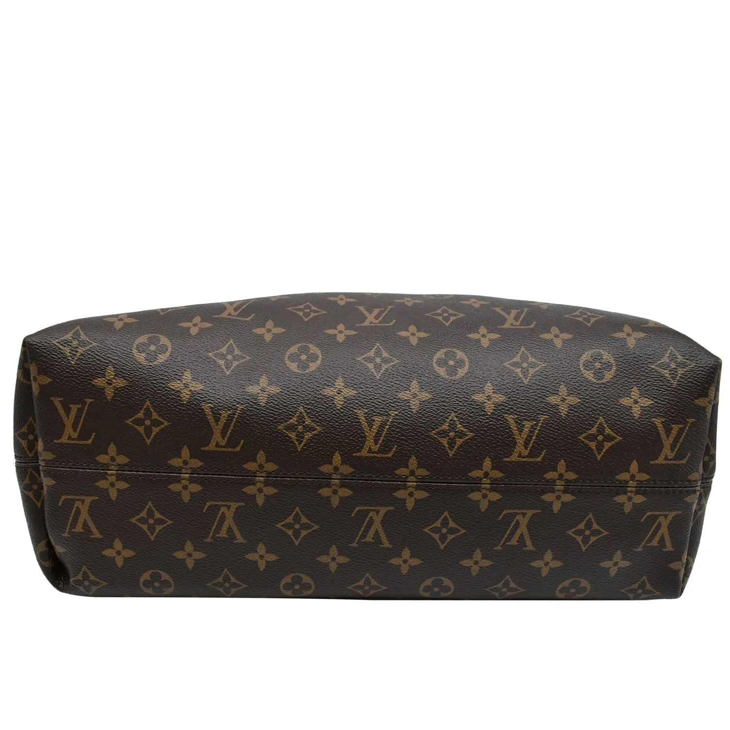 LOUIS VUITTON  Graceful MM Monogram Canvas Shoulder Bag Brown