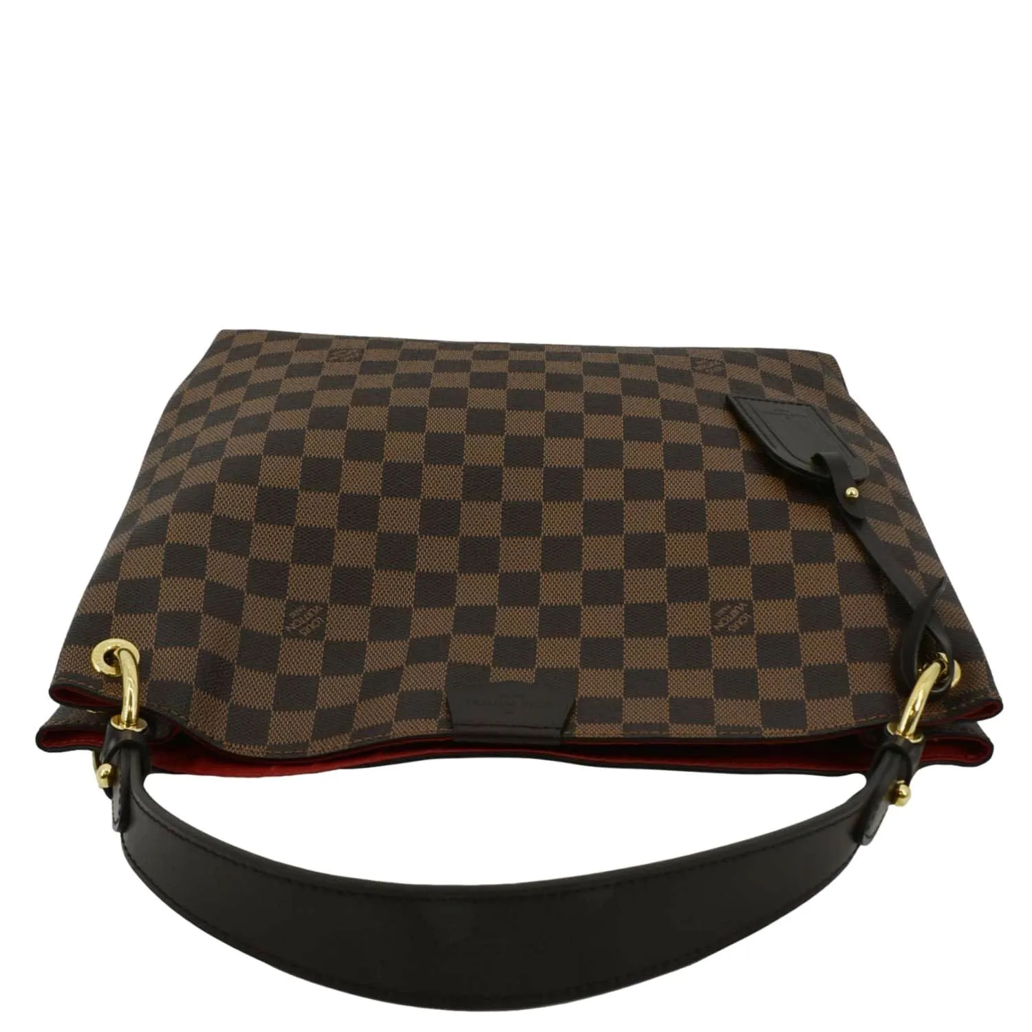 LOUIS VUITTON Graceful PM Damier Ebene Shoulder Bag Brown