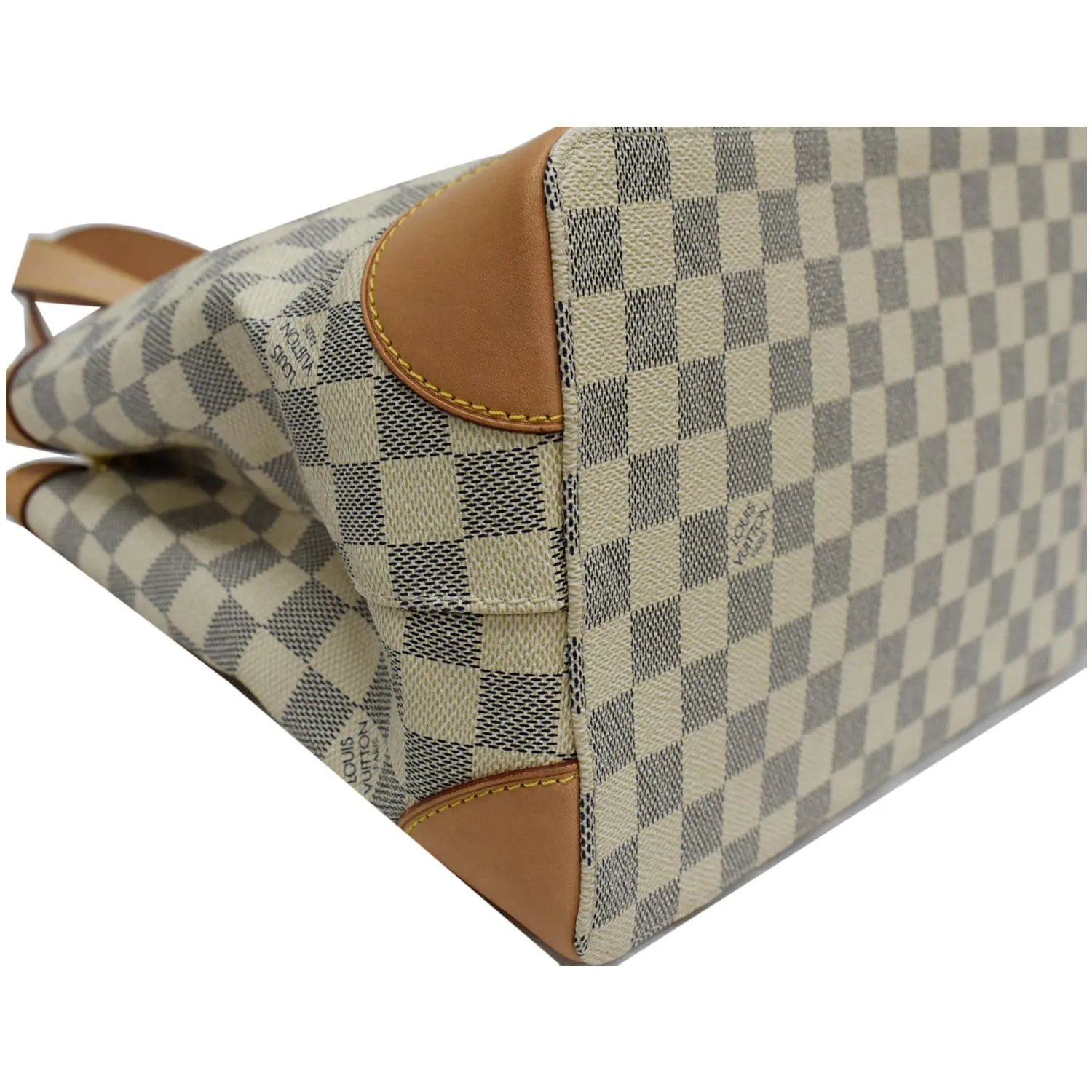 LOUIS VUITTON  Hampstead PM Damier Azur Shoulder Bag White
