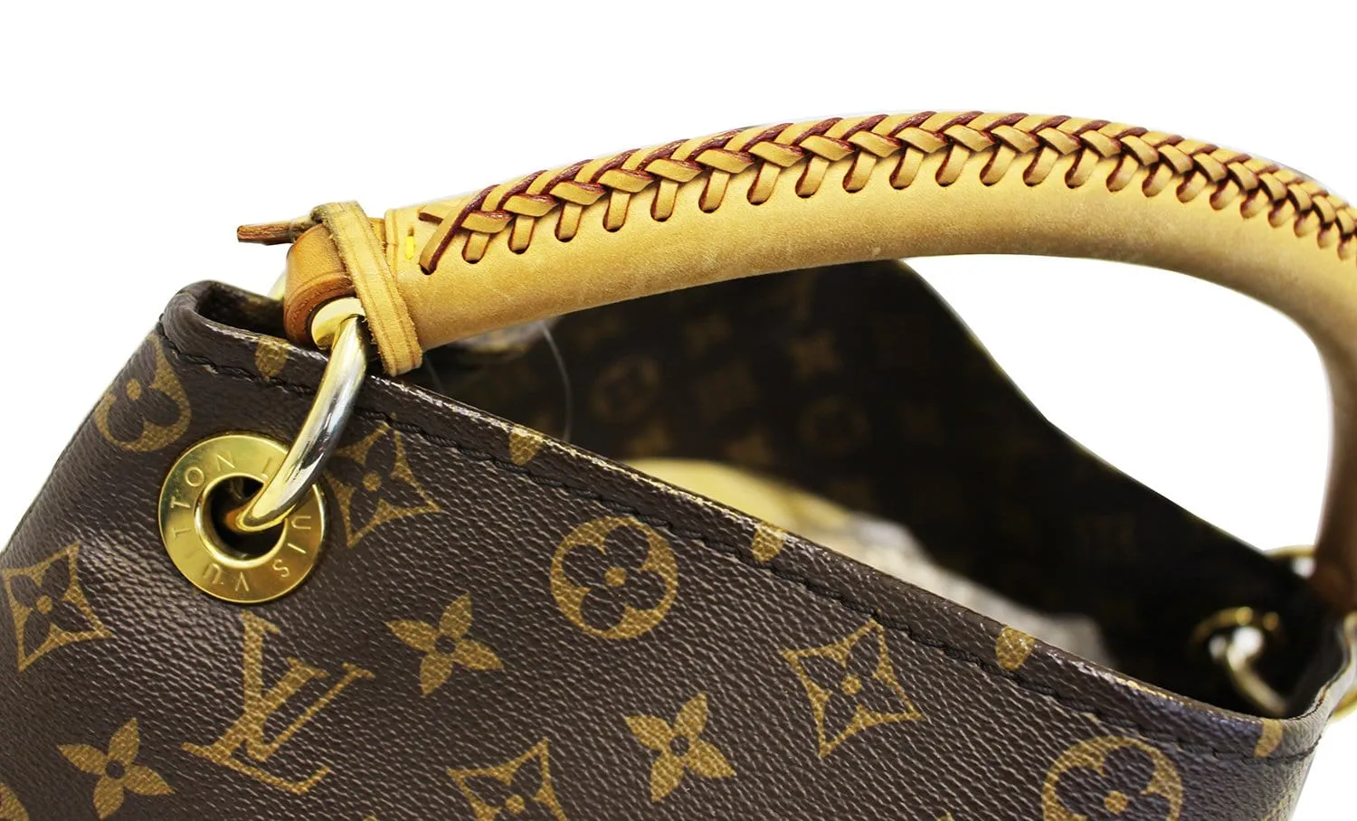 LOUIS VUITTON Handbag Artsy MM Monogram Canvas Tote Handbag