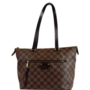 LOUIS VUITTON Iena PM Damier Ebene Shoulder Bag Brown