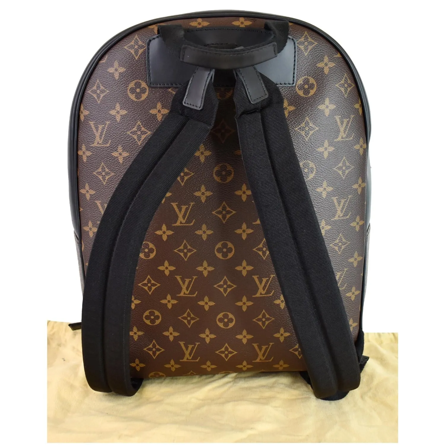 LOUIS VUITTON Josh Monogram Canvas Backpack Bag Brown