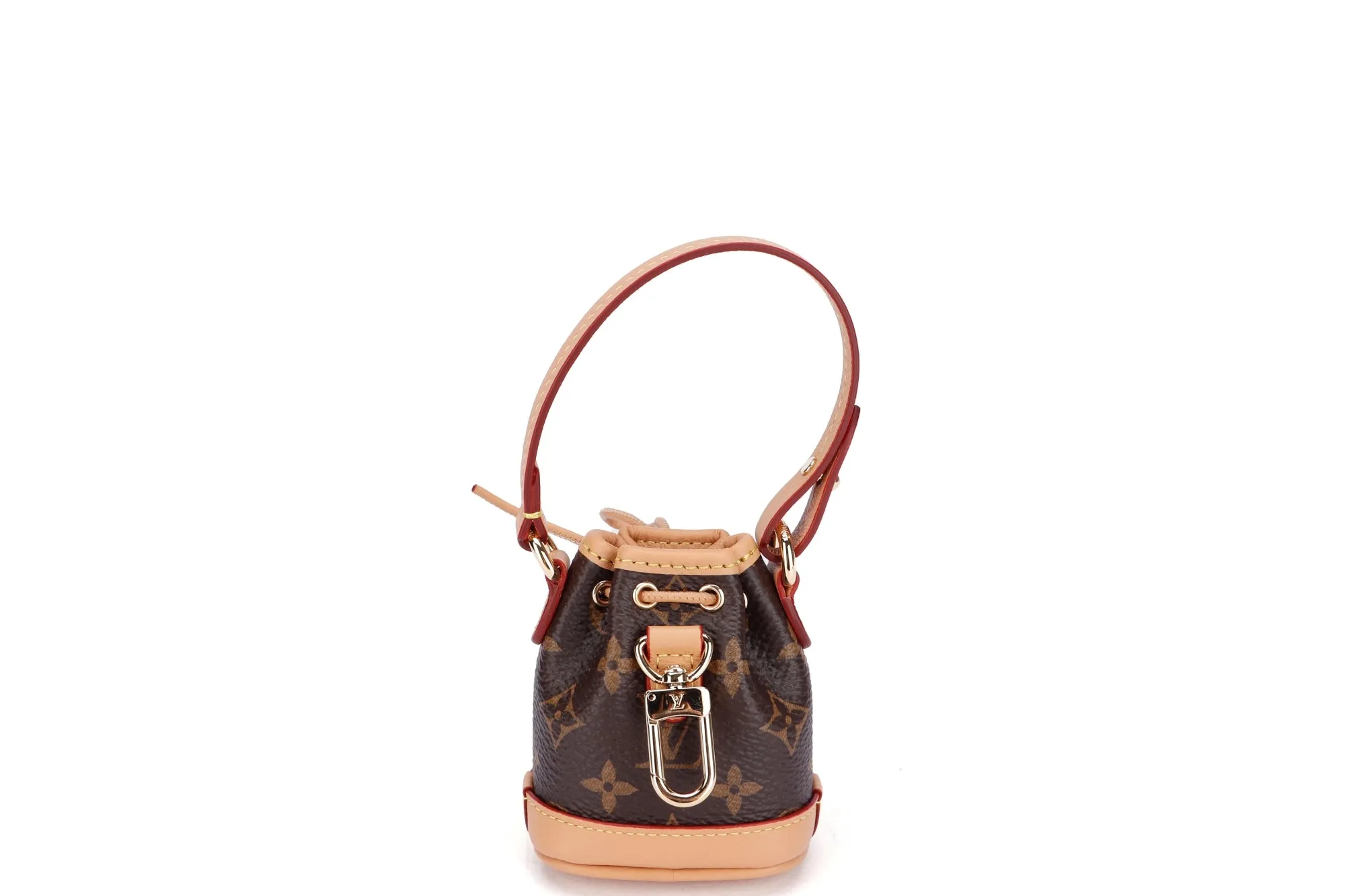Louis Vuitton Micro Noé Monogram Bag Charm (M00818), with Dust Cover & Box