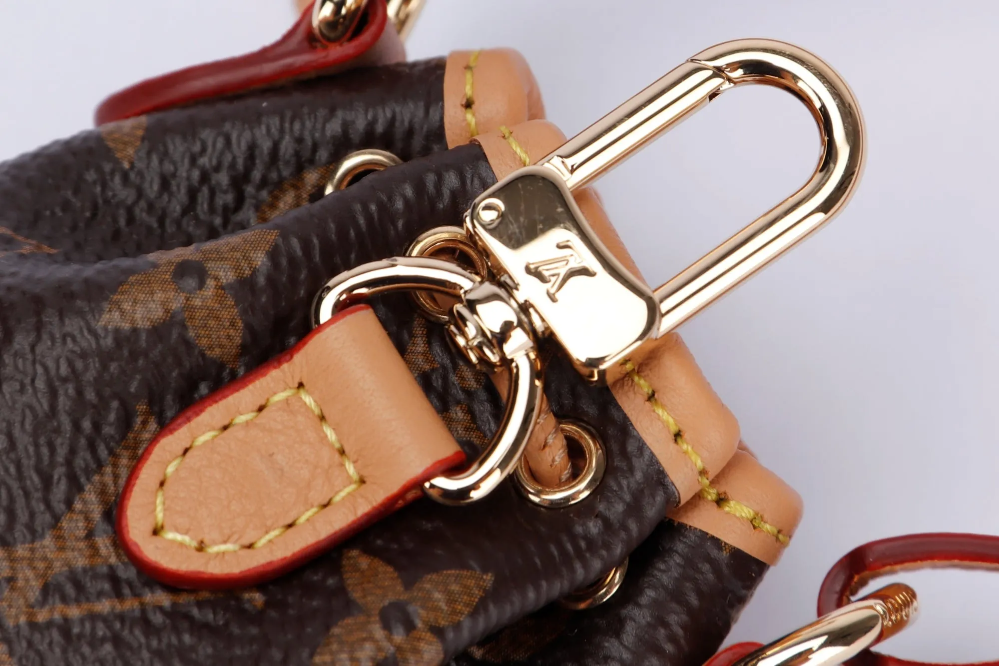 Louis Vuitton Micro Noé Monogram Bag Charm (M00818), with Dust Cover & Box
