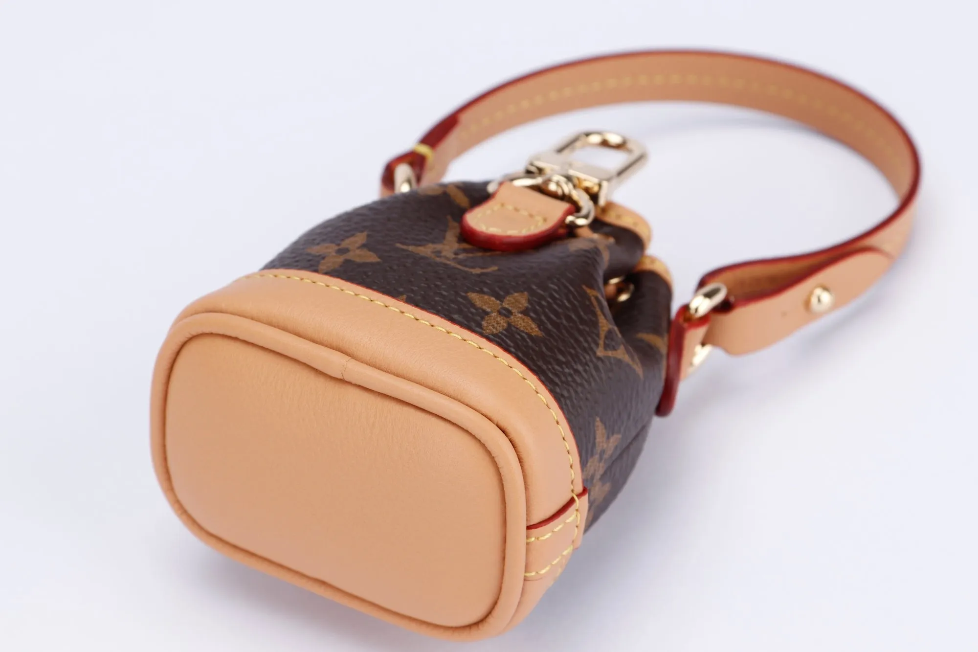 Louis Vuitton Micro Noé Monogram Bag Charm (M00818), with Dust Cover & Box