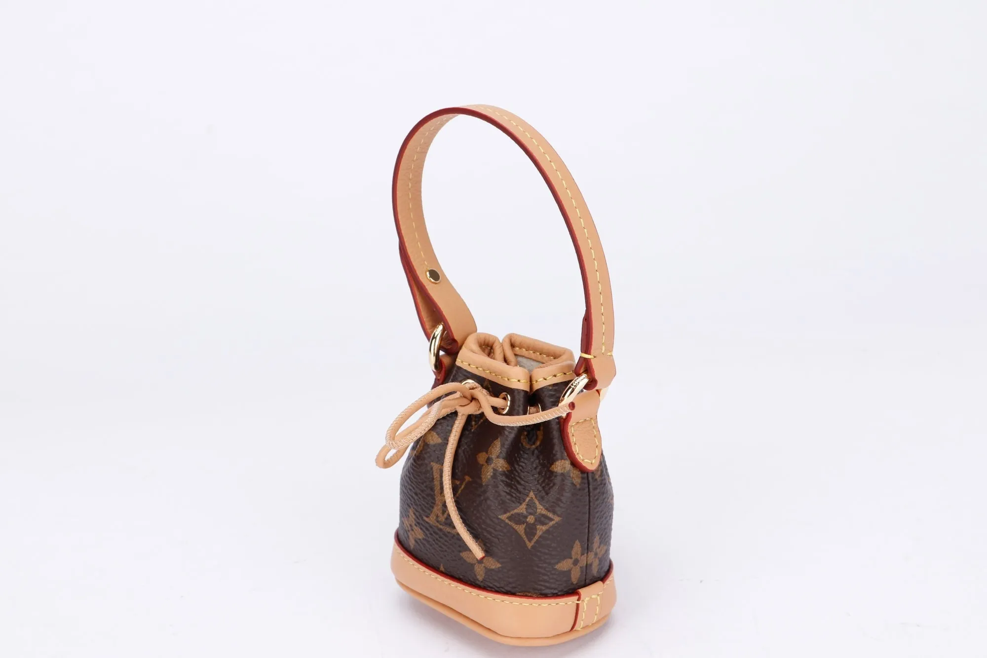 Louis Vuitton Micro Noé Monogram Bag Charm (M00818), with Dust Cover & Box