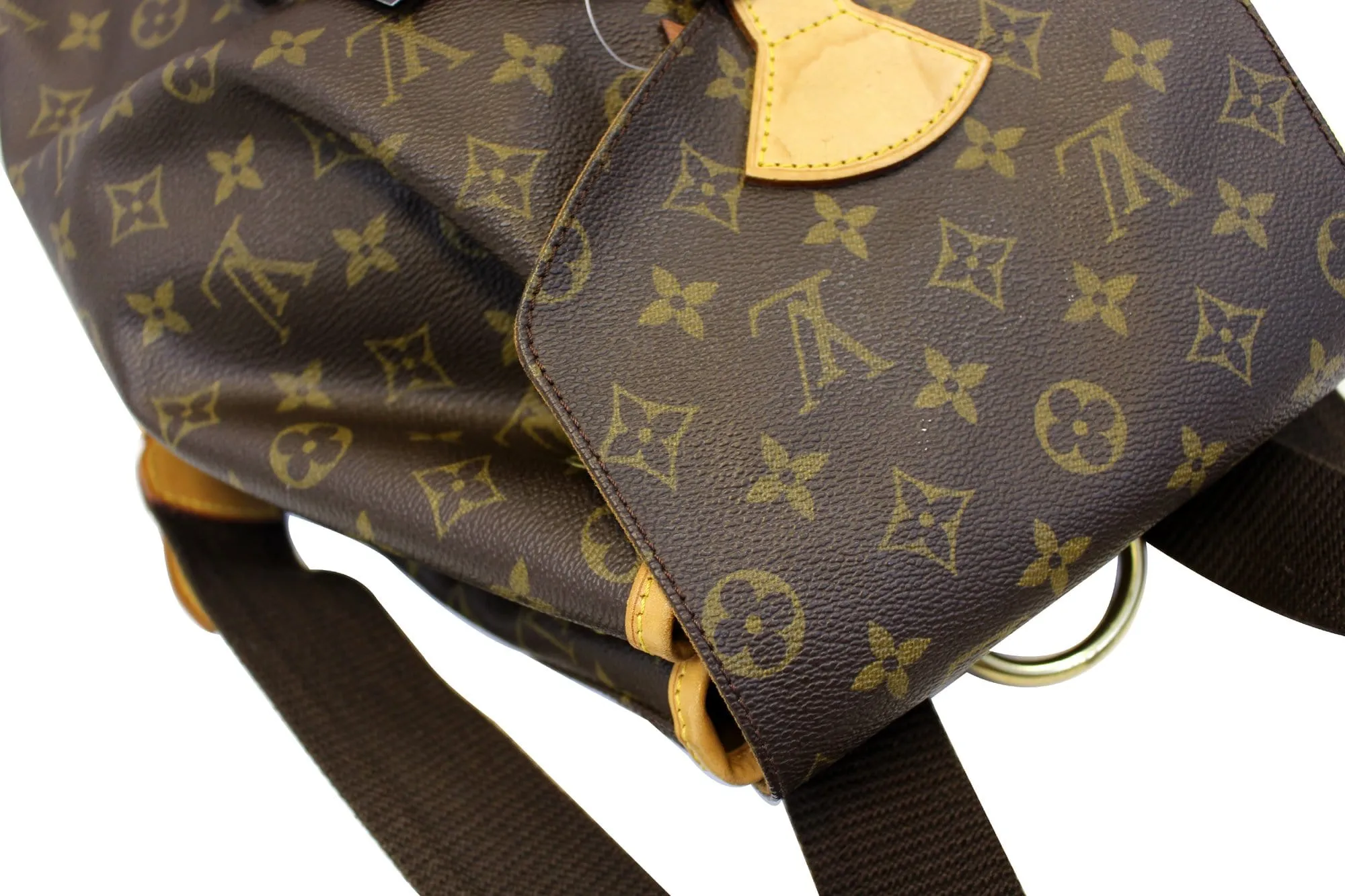 LOUIS VUITTON Monogram Canvas Brown Montsouris GM Backpack Bag
