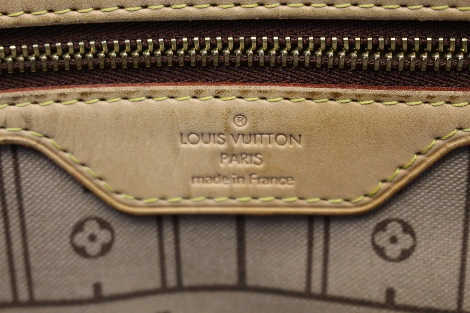 LOUIS VUITTON Monogram Canvas Neverfull GM Brown Tote Bag