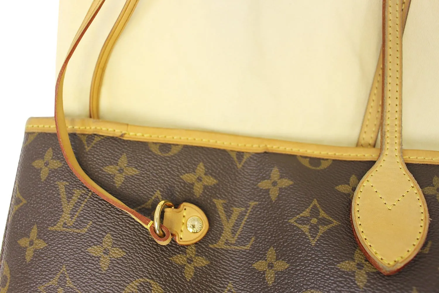 LOUIS VUITTON Monogram Canvas Neverfull GM Brown Tote Bag