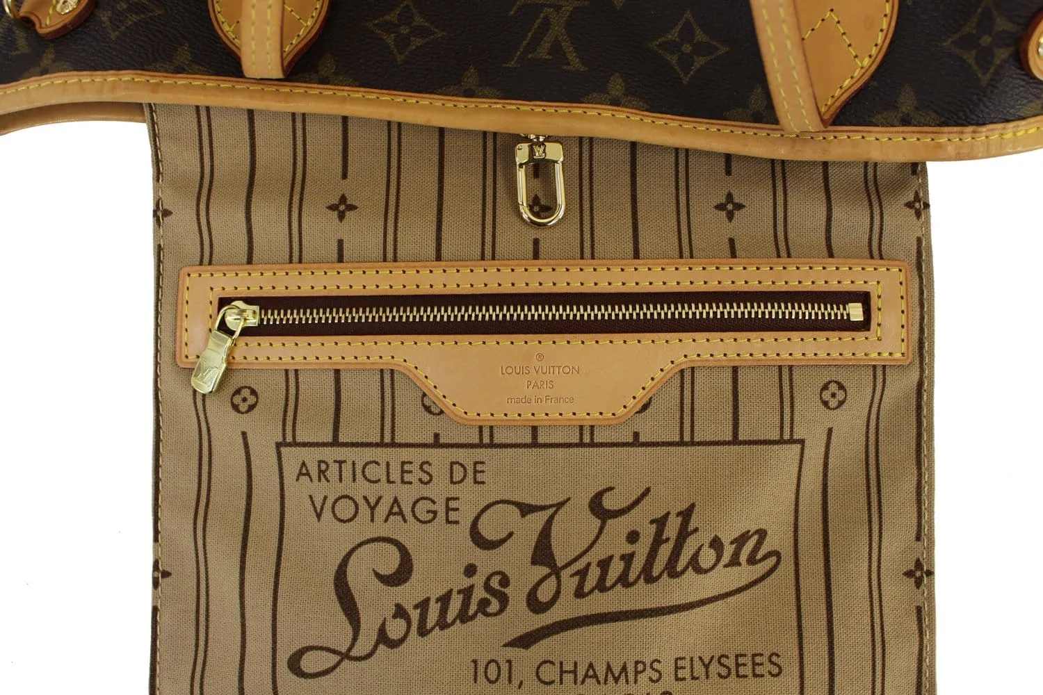 LOUIS VUITTON Monogram Canvas Neverfull PM Tote Shoulder Bag