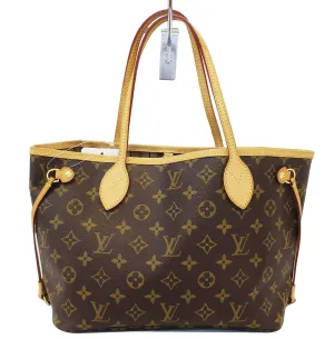 LOUIS VUITTON Monogram Canvas Neverfull PM Tote Shoulder Bag