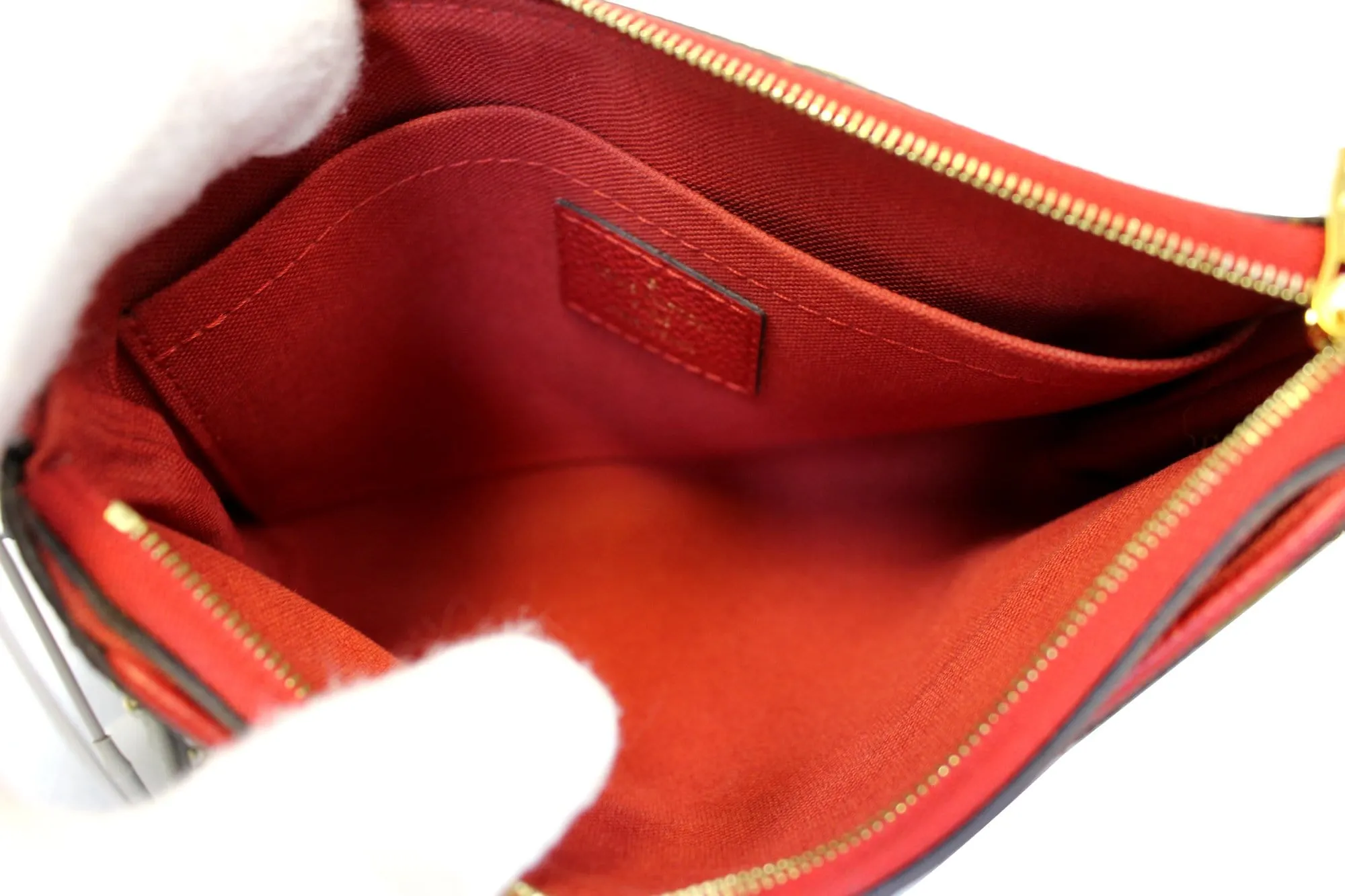 LOUIS VUITTON Monogram Canvas Pallas Clutch Crossbody Bag