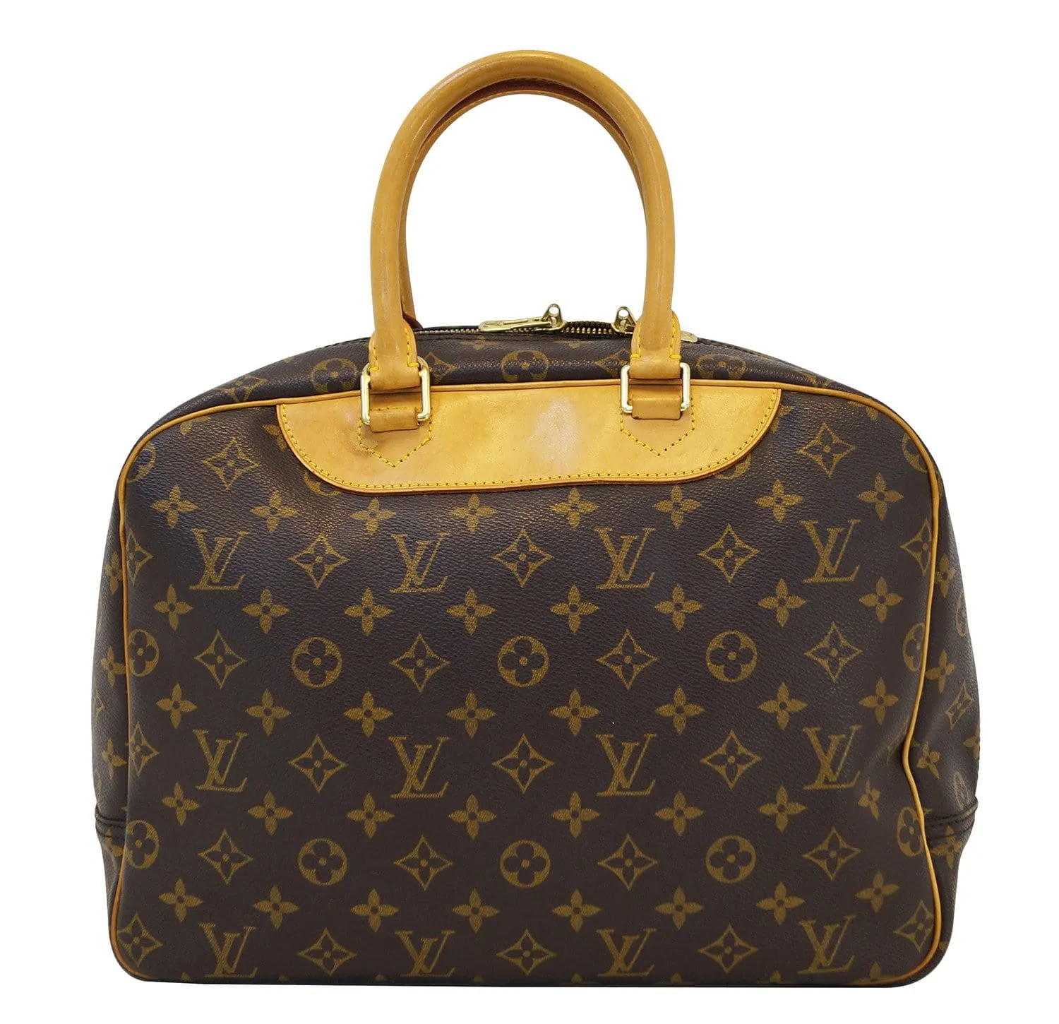 LOUIS VUITTON Monogram Deauville Boston Handbag