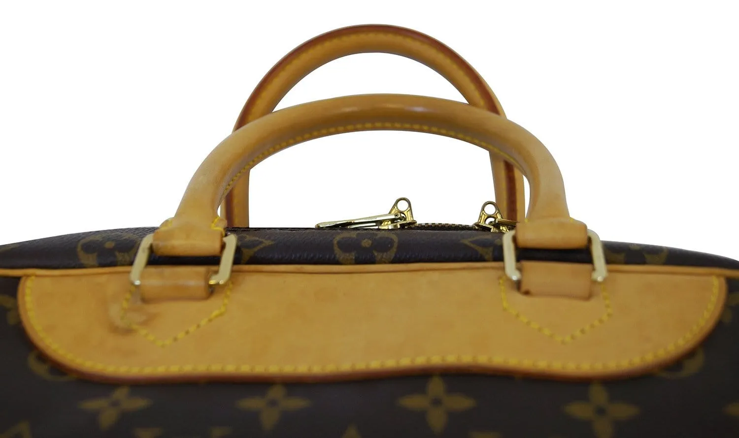 LOUIS VUITTON Monogram Deauville Boston Handbag
