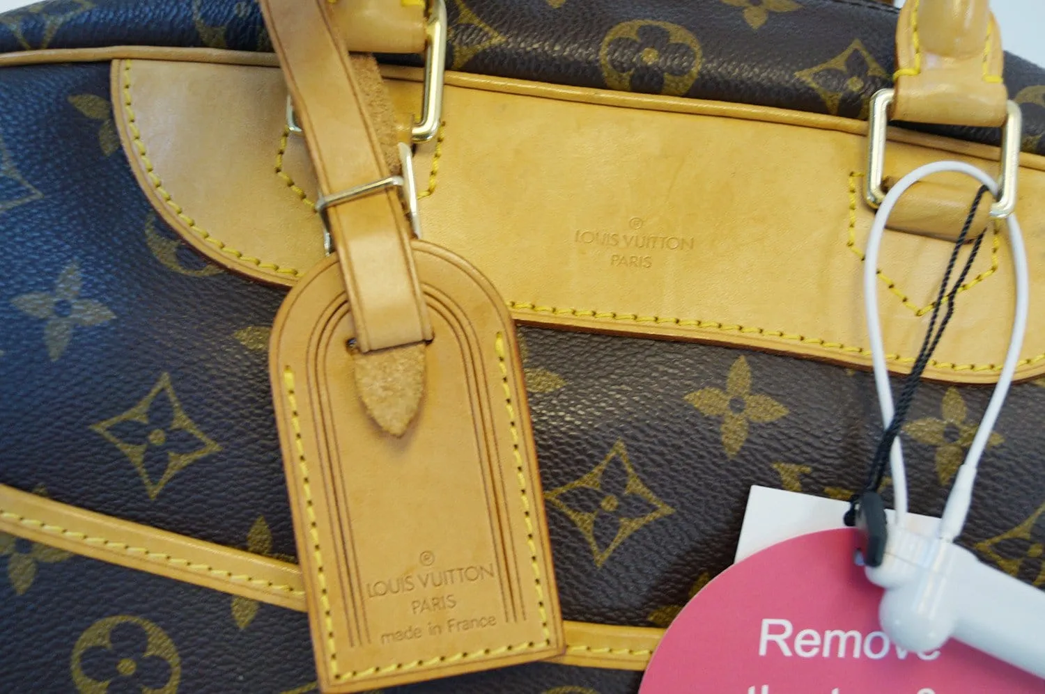 LOUIS VUITTON Monogram Deauville Boston Handbag