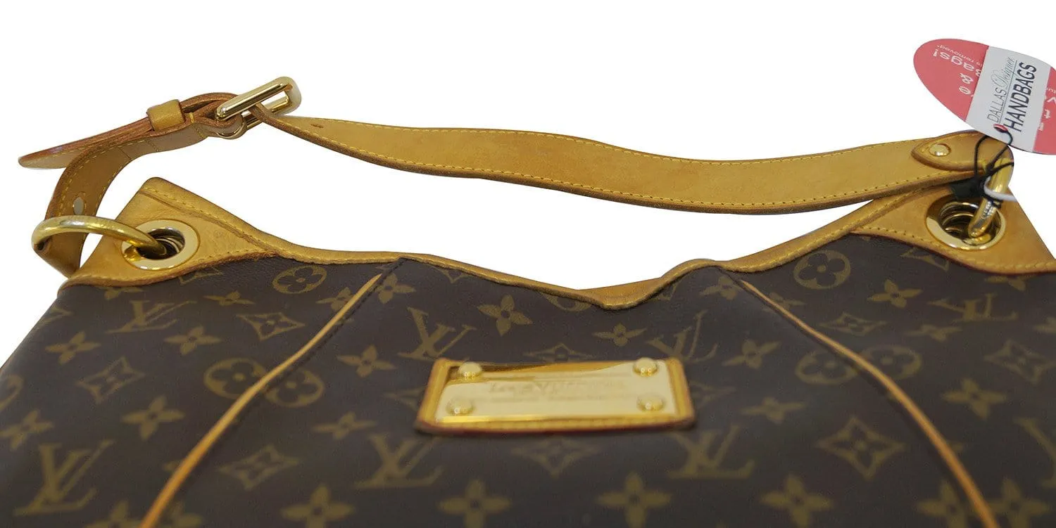 LOUIS VUITTON Monogram Galliera PM Brown Shoulder Handbag