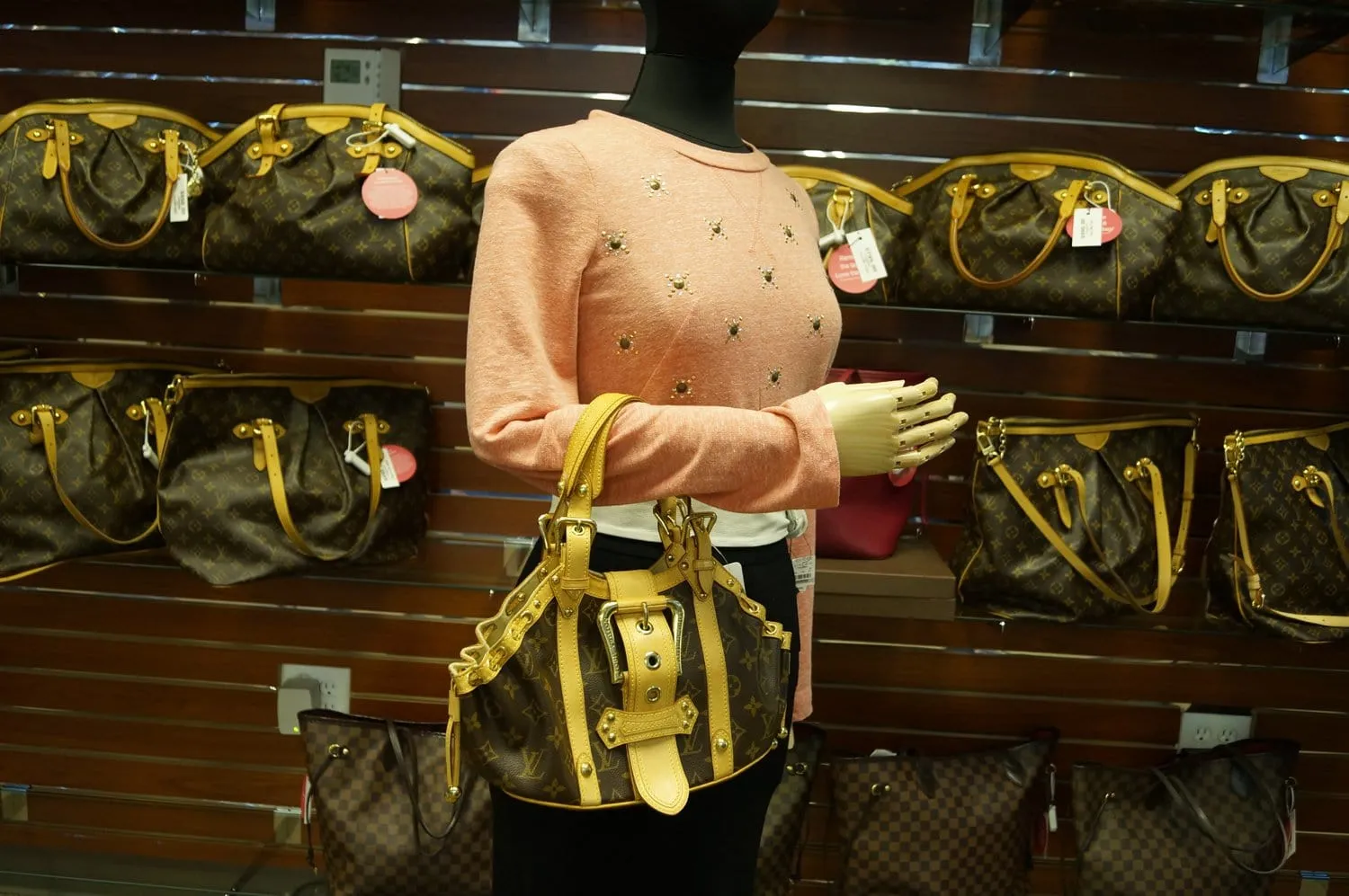 LOUIS VUITTON Monogram Theda GM Handbag