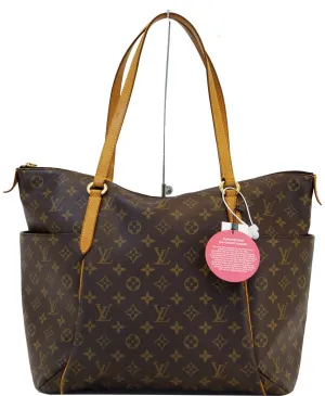 LOUIS VUITTON Monogram Totally Gm Tote Shoulder Handbag Purse