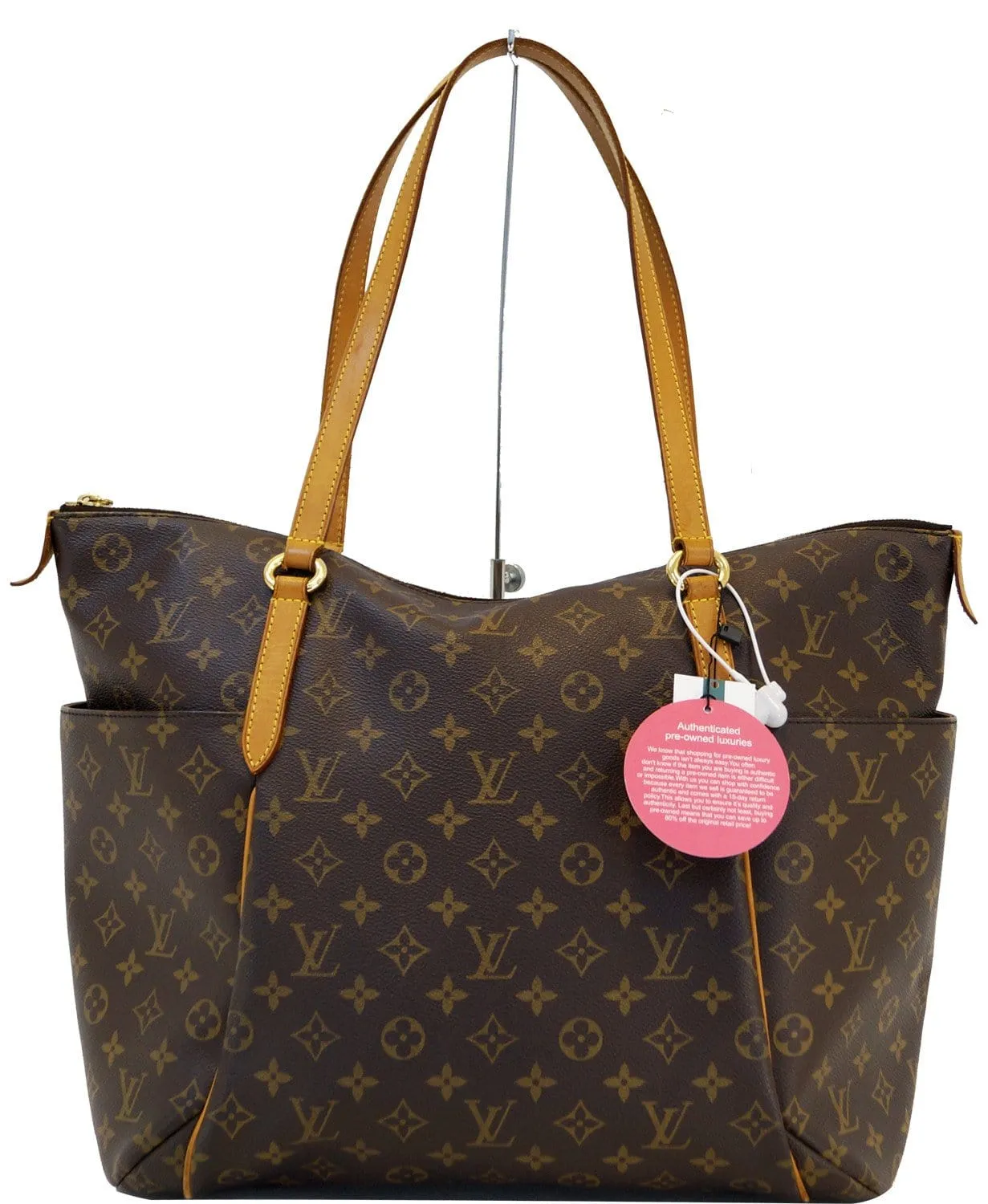LOUIS VUITTON Monogram Totally Gm Tote Shoulder Handbag Purse