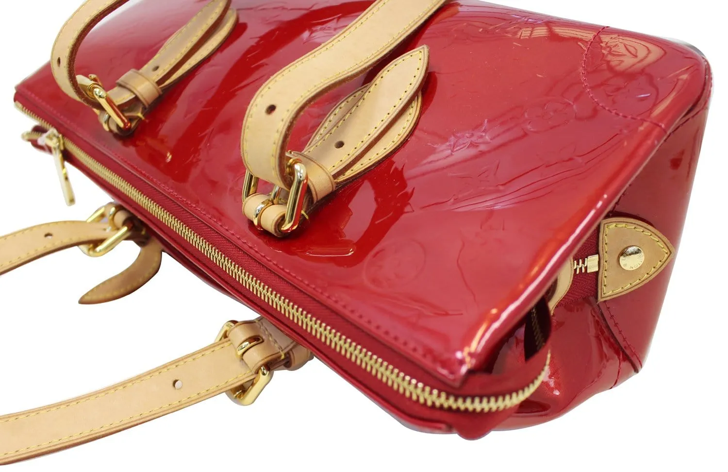 LOUIS VUITTON Monogram Vernis Rosewood Pomme D Amour Shoulder Bag