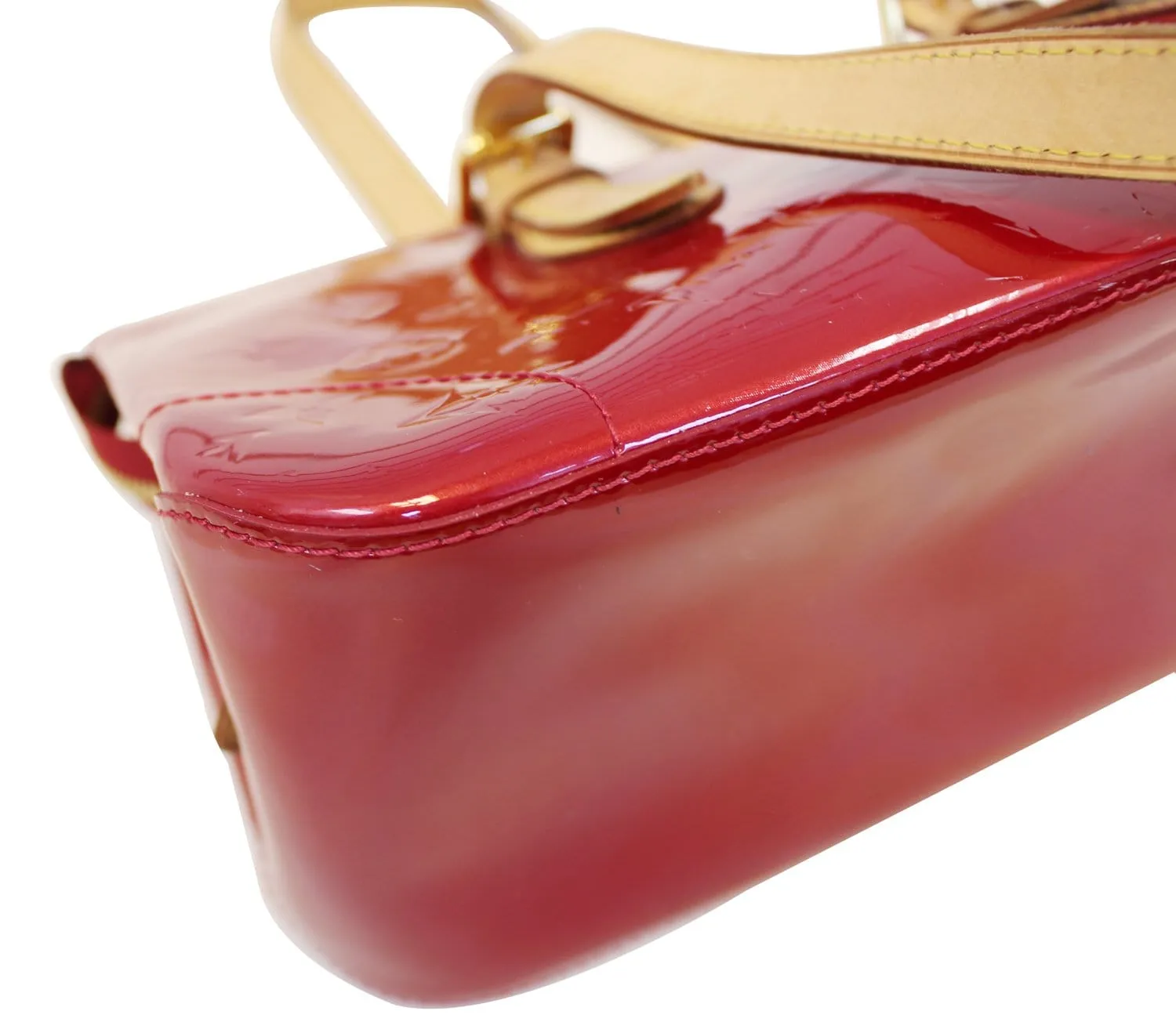LOUIS VUITTON Monogram Vernis Rosewood Pomme D Amour Shoulder Bag