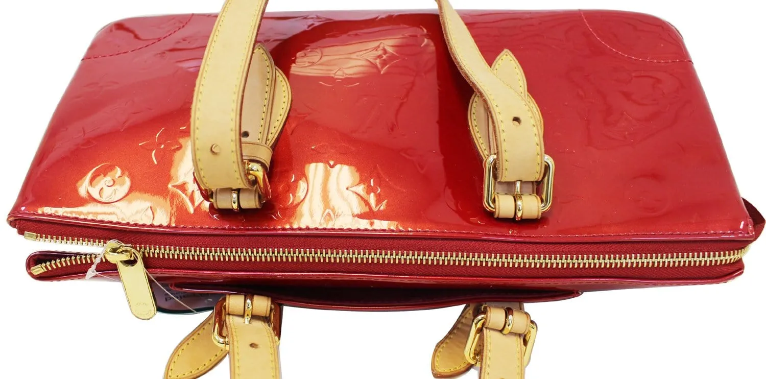 LOUIS VUITTON Monogram Vernis Rosewood Pomme D Amour Shoulder Bag
