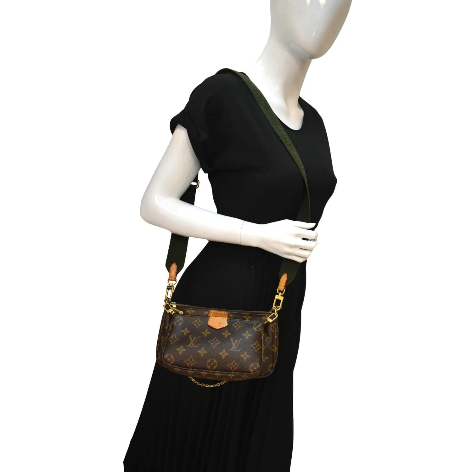 LOUIS VUITTON  Multi Pochette Accessoires Monogram Canvas Shoulder Bag - sold