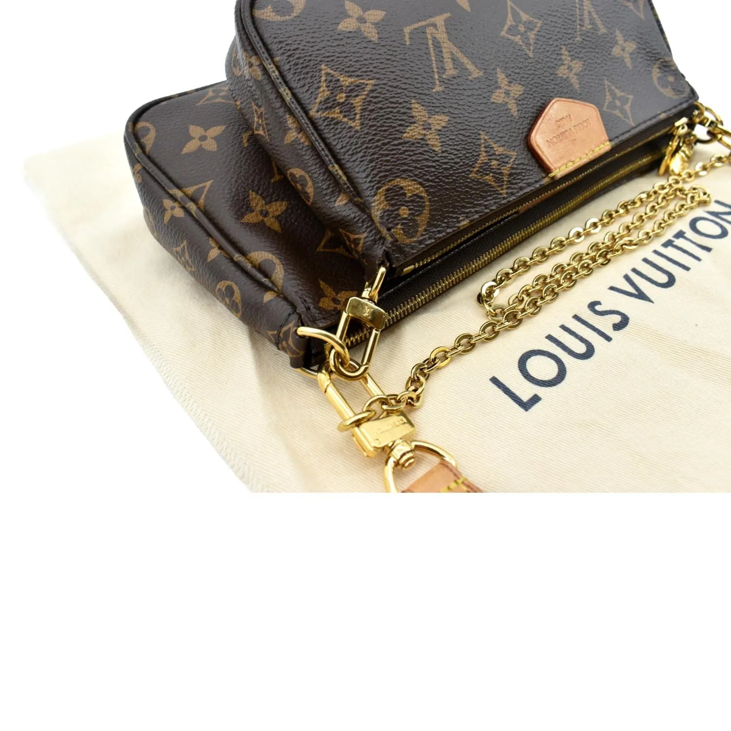 LOUIS VUITTON  Multi Pochette Accessoires Monogram Canvas Shoulder Bag - sold
