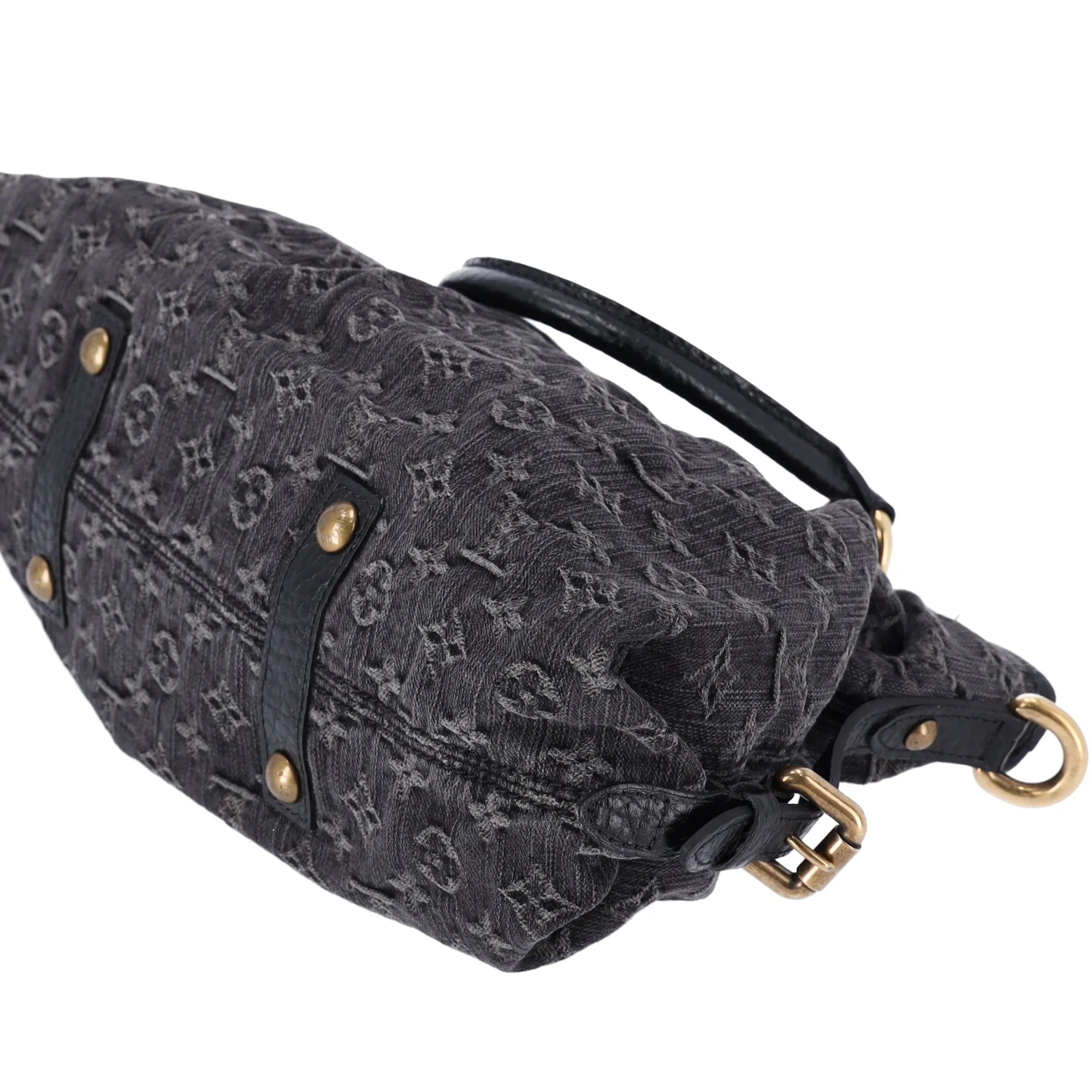Louis Vuitton Neo Cabby MM Monogram Denim Handbag M95351 Noir Black