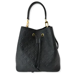 LOUIS VUITTON NeoNoe MM  Monogram Empreinte Shoulder Bag Black