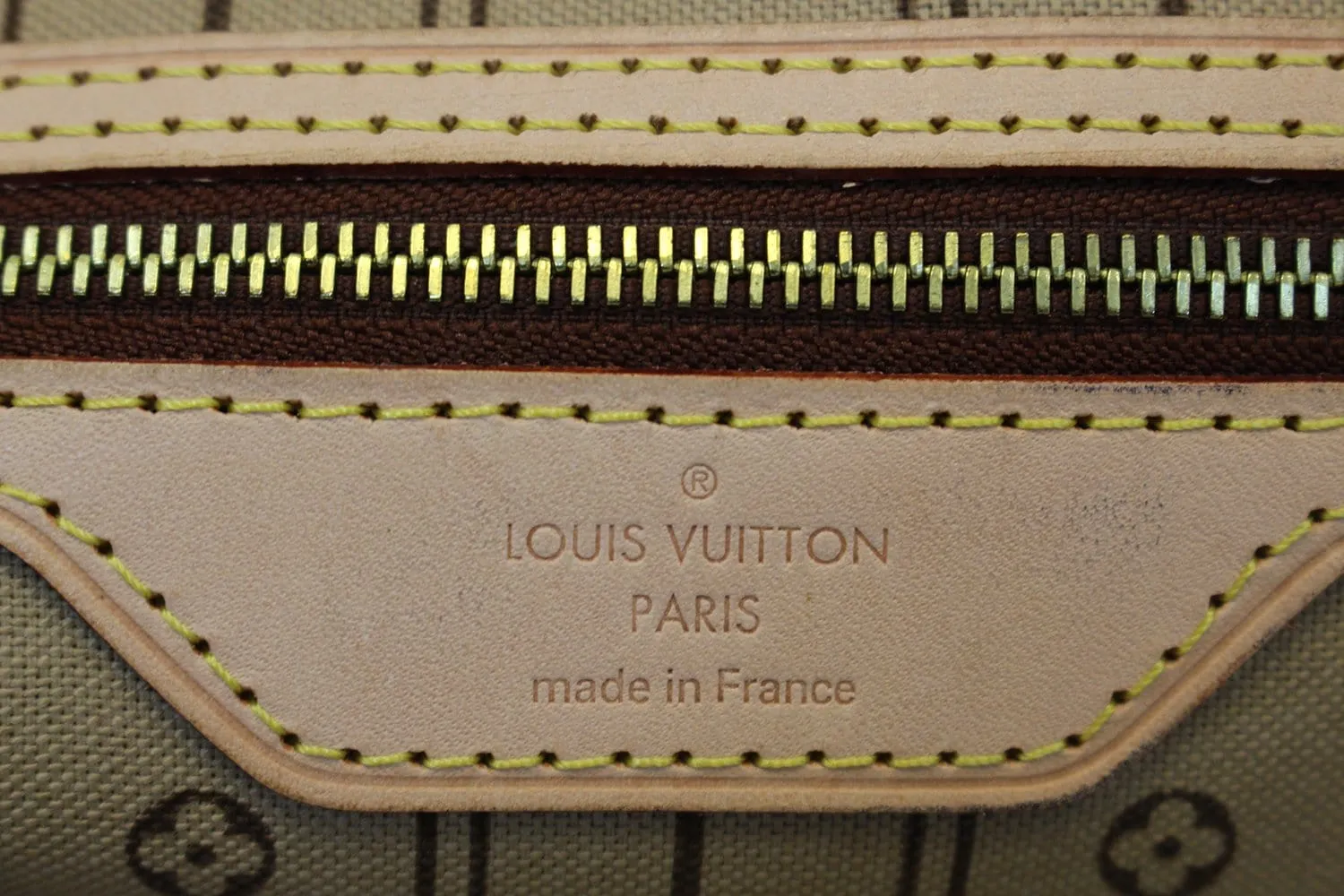 LOUIS VUITTON Neverfull MM Monogram Canvas Brown Tote Bag