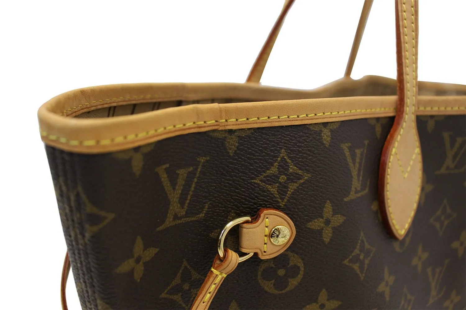 LOUIS VUITTON Neverfull MM Monogram Canvas Brown Tote Bag