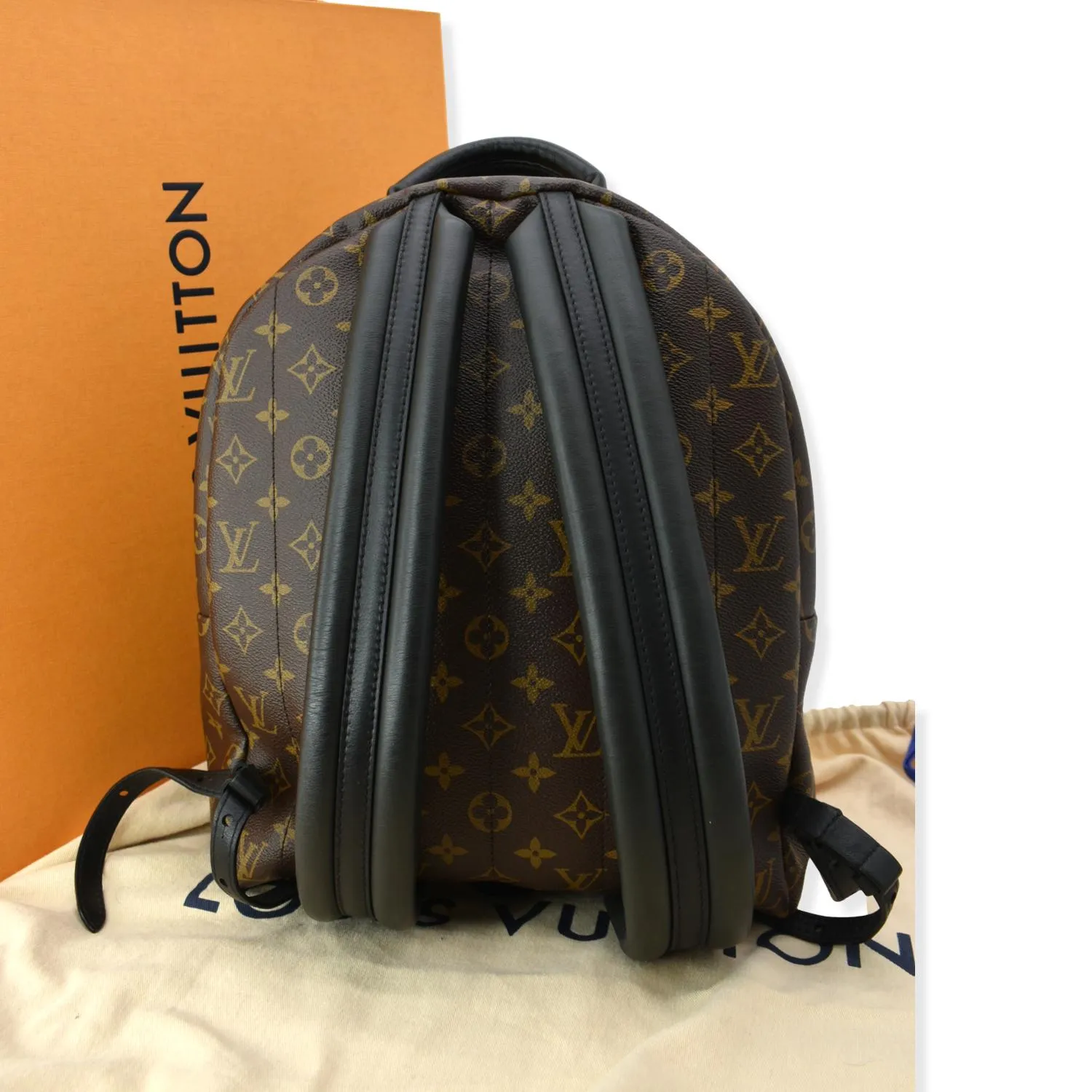 LOUIS VUITTON Palm Springs MM Monogram Canvas Backpack Brown